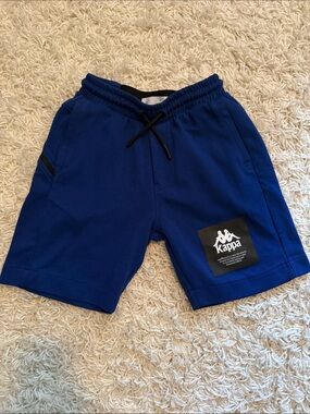 Kappa Royal Blue Athletic Shorts with Black Accents